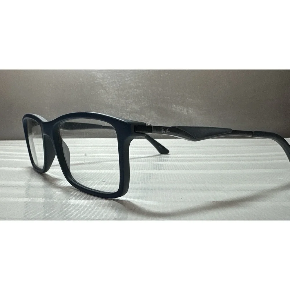 RAY-BAN RB7023 55-17 145mm Matte Black/Grey Eyeglasses Frames Only